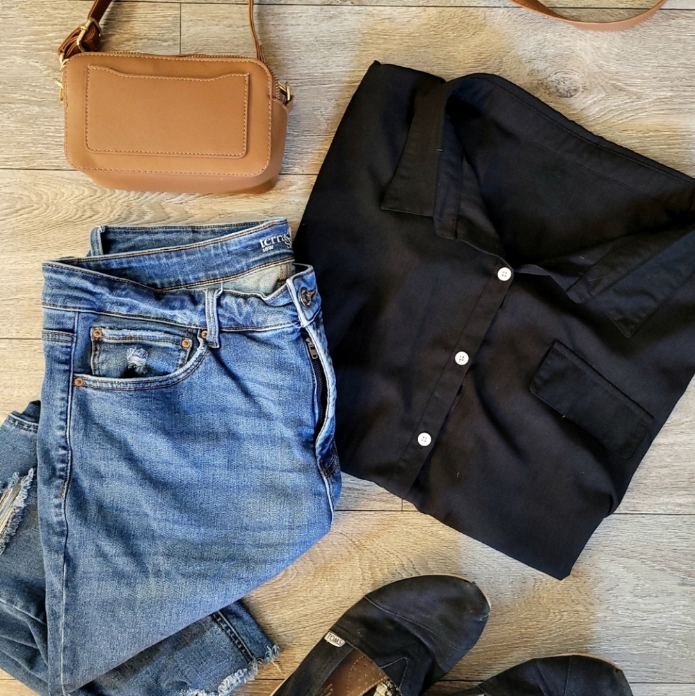 Black Button Down Shirt